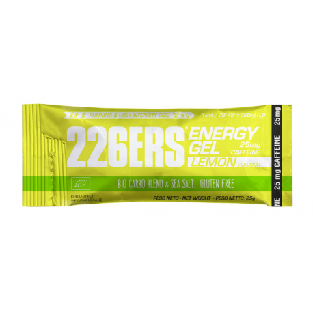 226 ENERGY GEL BIO 25Gr LEMON CAFEÍNA