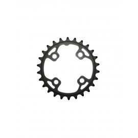 PLATO STRONGLIGHT MTB PARA XT-FC-M785 2x10 104/64 BCD INTERIOR 24 DIENTES (38)NEGRO 4 BRAZOS