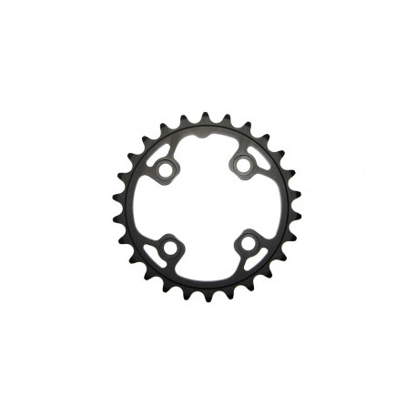 PLATO STRONGLIGHT MTB PARA XT-FC-M785 2x10 104/64 BCD INTERIOR 24 DIENTES (38)NEGRO 4 BRAZOS
